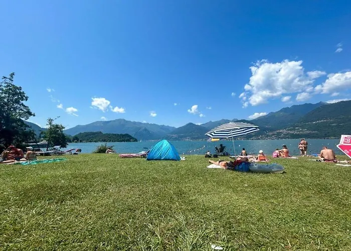 Sole 1 Terrassen Mit Pool Og * Colico